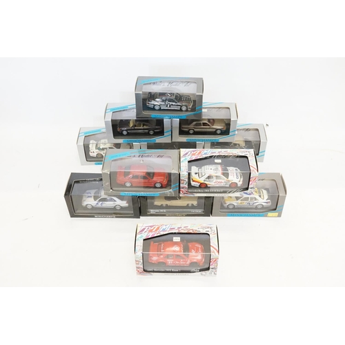 152 - A Collection 12 x Minichamps 1/43rd Scale Mercedes-Benz models, All Mint & Boxed.