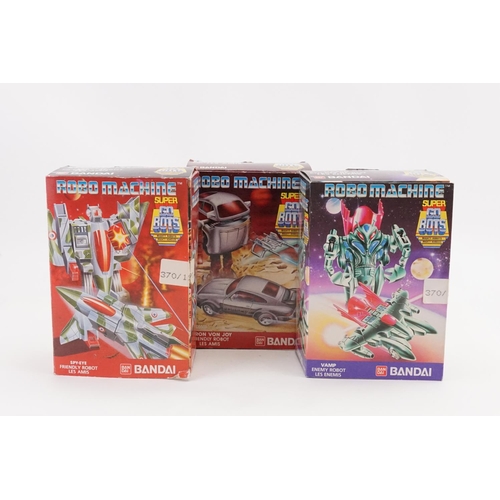 517 - Three Bandai Robo Machines to include 