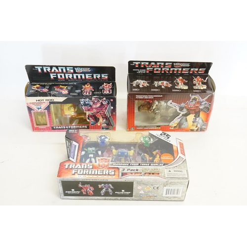 518 - Three Original Hasbro Boxed Transformers to include 