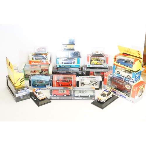 168 - A Box of Mercedes-Benz Boxed models to include Schuco, Herpa, New Ray, Burago, Cararama, etc. (25+ m... 