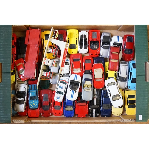 230 - A Collection of mainly 1/36th scale cars to include Shell Collectible models, Welly, etc. (40+). All... 