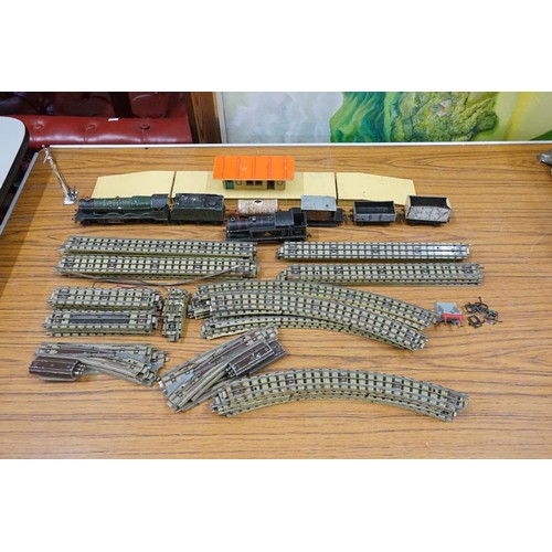 303 - A Collection of Boxed Hornby Dublo to include Two Locomotives, Wagons, Station, Track, etc.