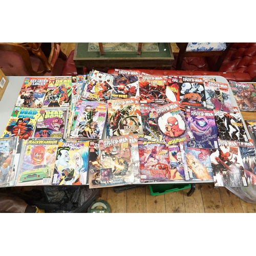 468 - A Collection of Marvel & DC Comics to include Spiderman, Dead Pool, X-Men, etc.