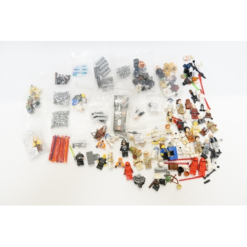 524 - A Collection of LEGO Star Wars figures to include Luke Skywalker (Sealed), various other characters ... 