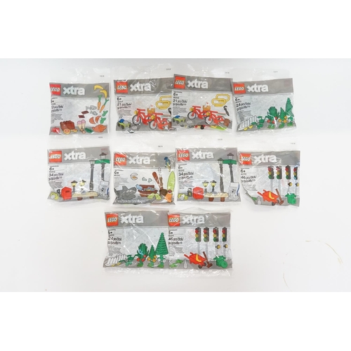 534C - 10 x LEGO Xtra Unopened Poly bag sets to include 40341, 40309, x2 40313, x2 40311, x2 40312, x2 4031... 