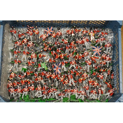 313 - A Large Collection of Resin/Plastic Military Figures. (80+).