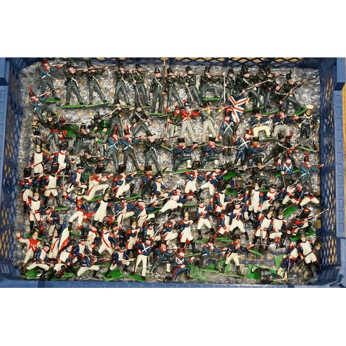 317 - A Large Collection of Resin/Plastic Military Figures. (80+).