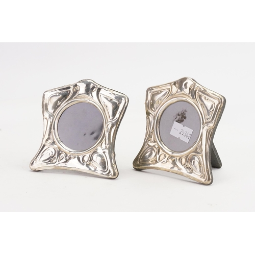 20 - A Pair of (925) marked Art Nouveau designed Silver Frames.