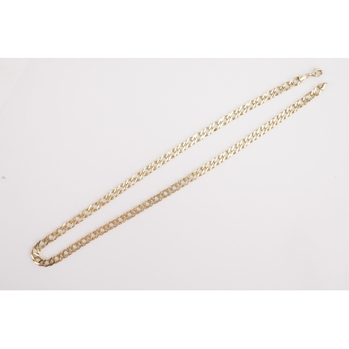 120 - A 9ct gold chain. Weight 19g. Length 51cm.