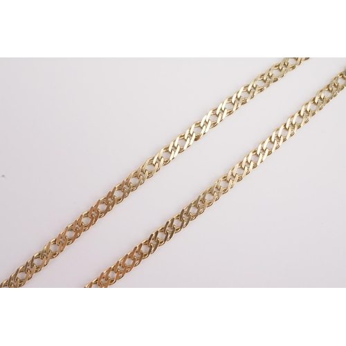 120 - A 9ct gold chain. Weight 19g. Length 51cm.