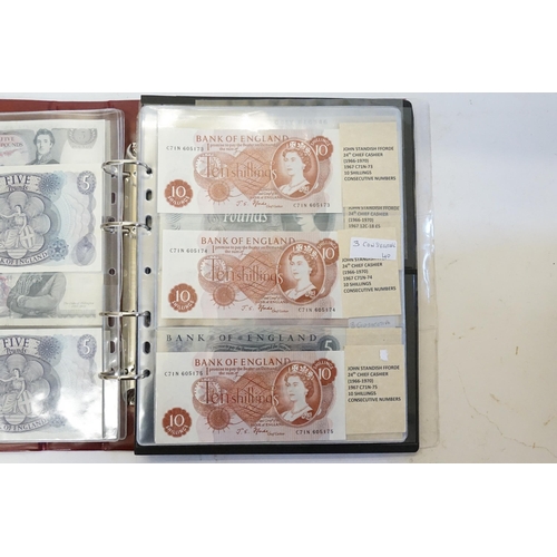 269 - An Album containing a Collection of English Banknotes to include Better Notes & High Quality & High ... 