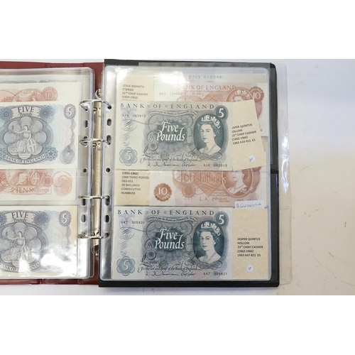 269 - An Album containing a Collection of English Banknotes to include Better Notes & High Quality & High ... 