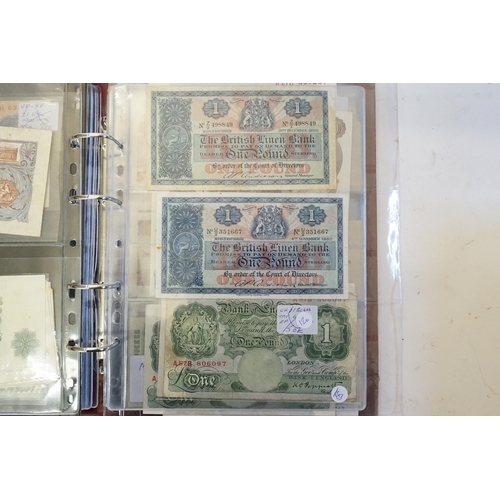 269 - An Album containing a Collection of English Banknotes to include Better Notes & High Quality & High ... 