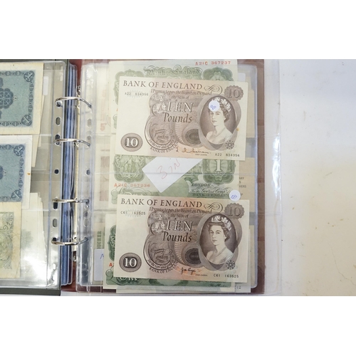 269 - An Album containing a Collection of English Banknotes to include Better Notes & High Quality & High ... 