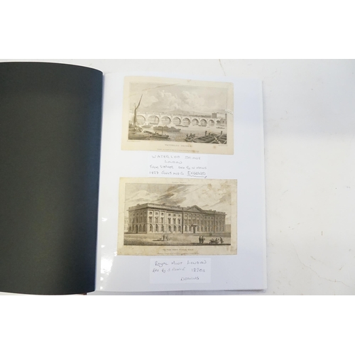 504 - An Album of Approx 100 Prints & Engravings from the Parliament of 1820-1825, each print relates to a... 