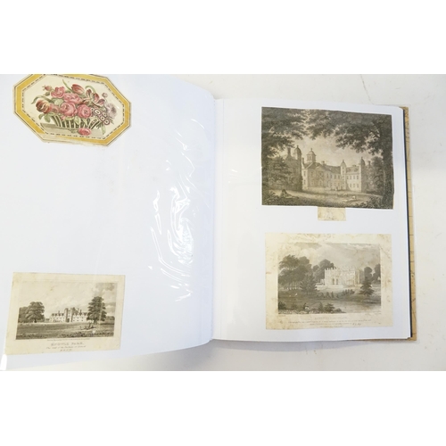 504 - An Album of Approx 100 Prints & Engravings from the Parliament of 1820-1825, each print relates to a... 