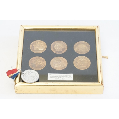 314 - A Cased Set of Six Official Commemorative Medals struck by the Royal Mint for the Centenary of the R... 