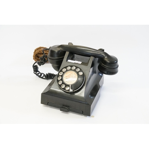 1024 - A Bakelite Cased Telephone. No: FWR60/24.