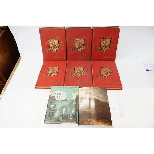 339 - Old & New Edinburgh by Cassell & Company, (6 x Volumes) along with other Scottish Books.