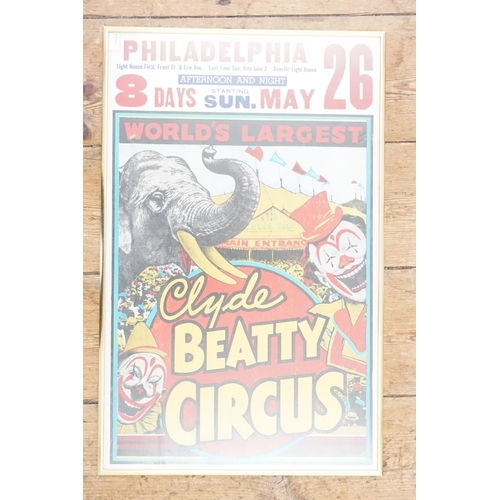 369 - An Original 1970s Circus Poster 