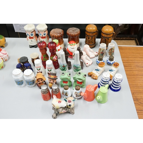 950 - A Collection of Condiments to include Frogs, Lighthouses, Feet, etc.