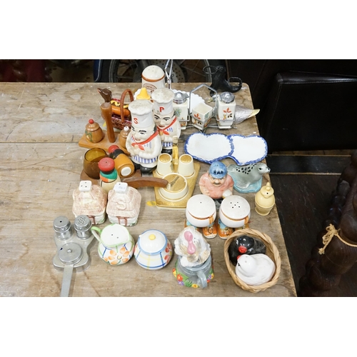 954 - A Collection of Condiments to include Chef's, Cottages, Jugs, Chrome Mounted, etc.