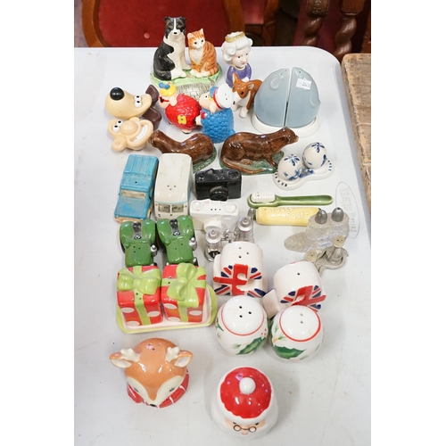 956 - A Collection of Condiments to include Mice, Mink, Tractors, Euro, Wallace & Grommet, etc.