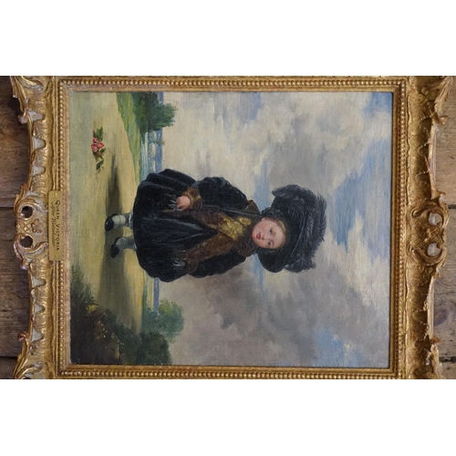 464 - A circa 1915 Oil on Canvas of 