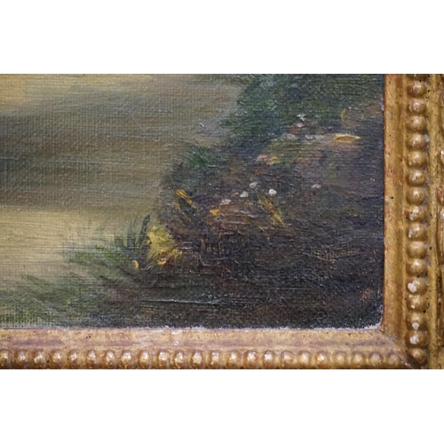 464 - A circa 1915 Oil on Canvas of 