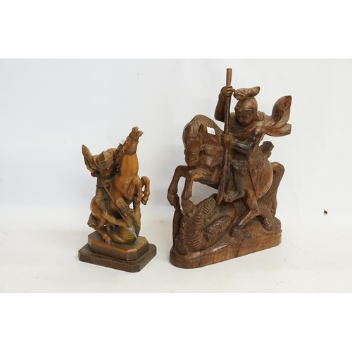 972 - An interesting German Carved Wood Study of 