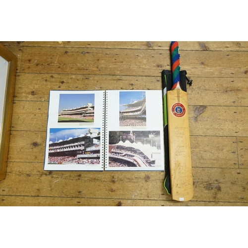 932 - Ex Robinson Collection - Lords Taverners Signed Cricket Bat signed by Alex Douglas-Home, Bob Woolmer... 