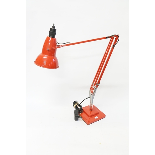 625 - A Vintage Red Painted Anglepoise Desk Lamp.