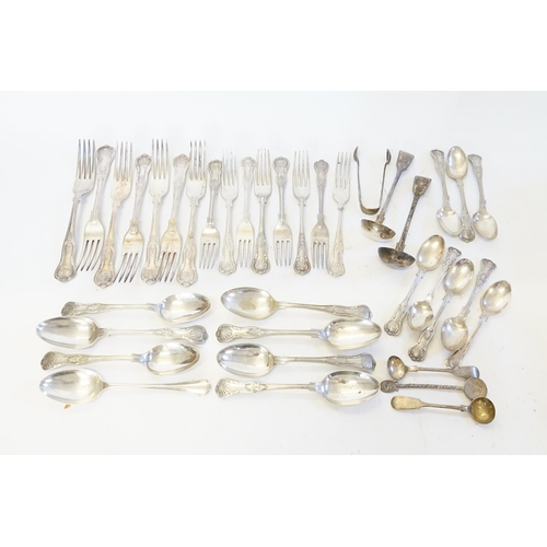 119 - A Collection of Silver Plated Kings Pattern Cutlery.