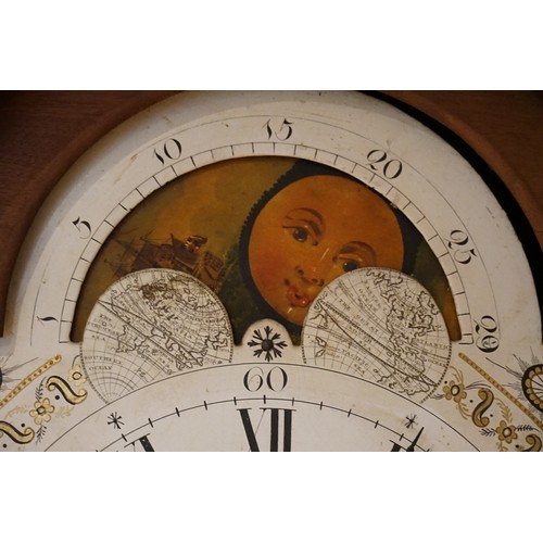 246 - A Georgian Mahogany Long Case Clock by 