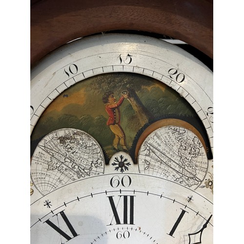 246 - A Georgian Mahogany Long Case Clock by 