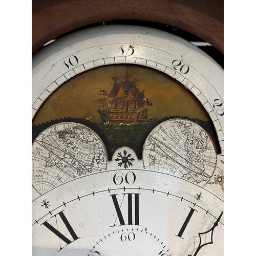 246 - A Georgian Mahogany Long Case Clock by 