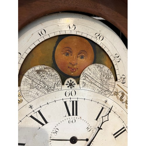 246 - A Georgian Mahogany Long Case Clock by 