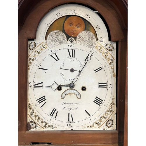 246 - A Georgian Mahogany Long Case Clock by 