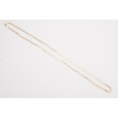 100 - A 9ct gold chain. Weight 12.2g. Length 71cm.