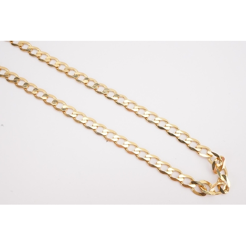 101 - A 9ct gold chain. Weight 10g. Length 61cm.