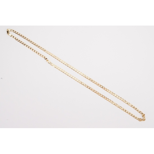 101 - A 9ct gold chain. Weight 10g. Length 61cm.