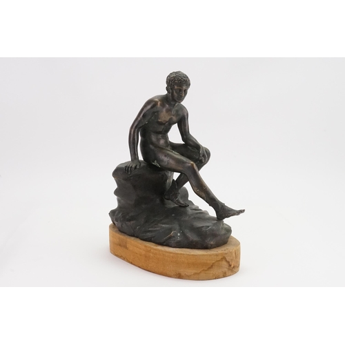 575 - A Classical Bronze Study of a Young Man 