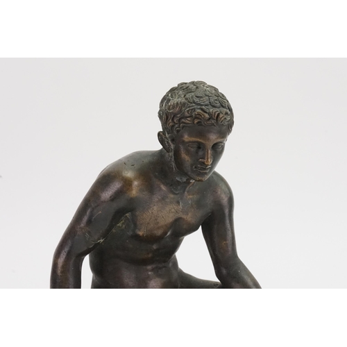 575 - A Classical Bronze Study of a Young Man 