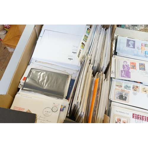 310 - A Box containing 100's of First Day Covers. Needs Viewing.