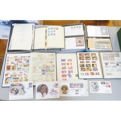 328 - A Box of General Stamp Albums, Machins, PHQ Cards, Loose Sheets, Some Better. Needs Viewing.