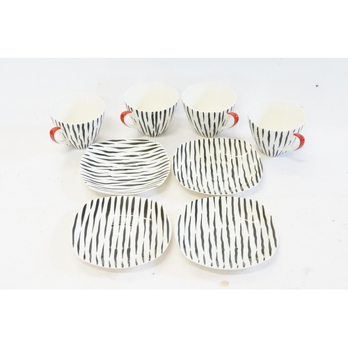 767 - A Collection of Midwinter Zambesi Tea Cups & Saucers.