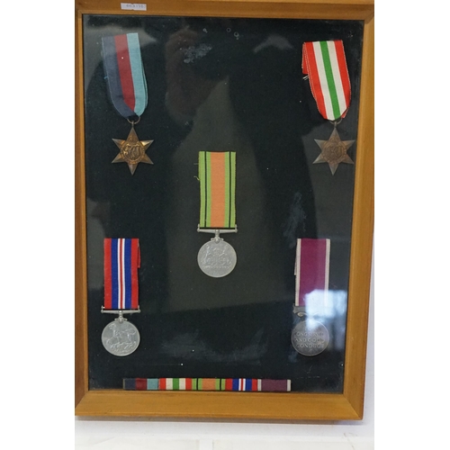 336 - A Collection of WWII Medals to include the 39-45 Star, Italy Star, Defence, Long Service & 39-45 Med... 