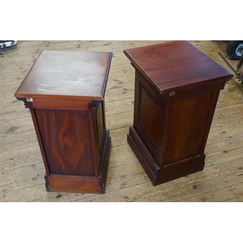 510 - A Pair of Modern Bedside Tables with Two Drawers made by 