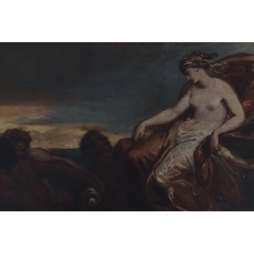 407 - A Late 19th Century Classical Design Oil on Canvas depicting a Semi-Nude Young Lady, Cupids & Naked ... 