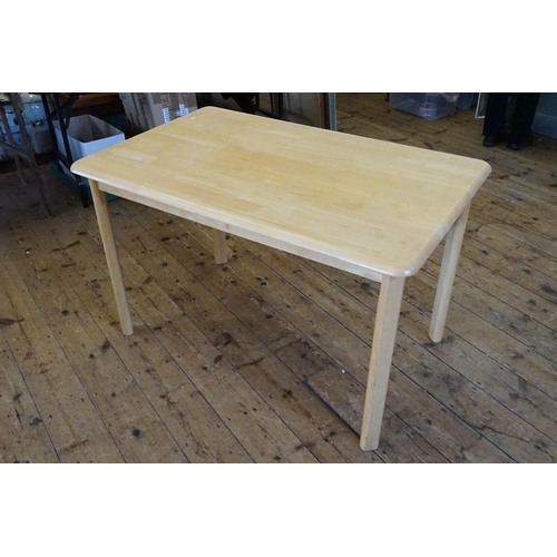 540 - A modern Beech Table by 